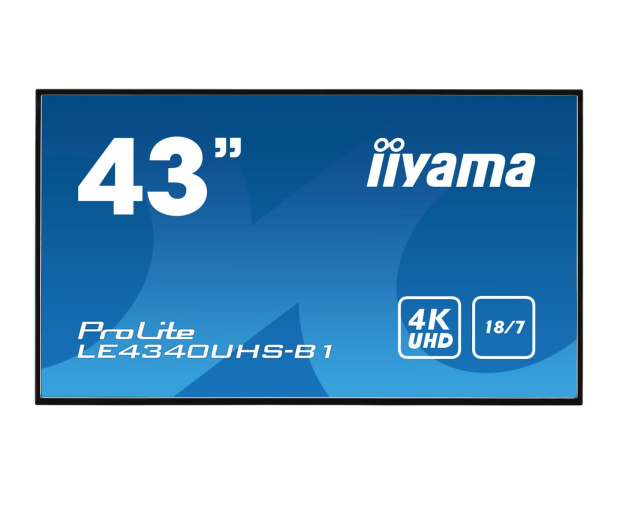 IIYAMA 42.5'' LE4340UHS-B1 Czarny - 443916 - zdjęcie
